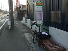ベンチでぐっすり寝てた