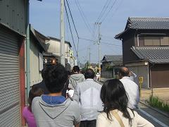 開店30分前なのに、こんなに並んでいた。さすが、讃岐うどんの超有名店。